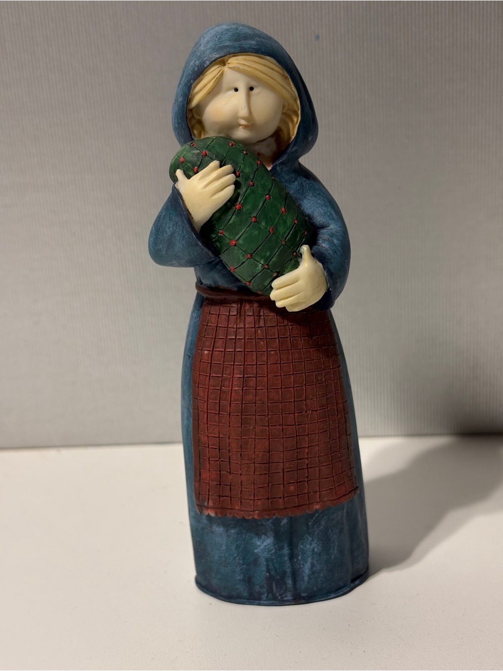 Mother Mary and Bundle of Baby Jesus Figurine